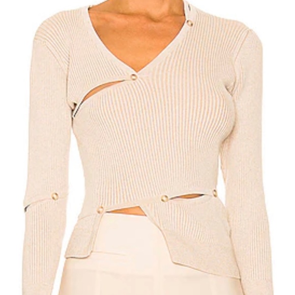 Jacquemus Tops Jacquemus Tordu Cardigan Poshmark